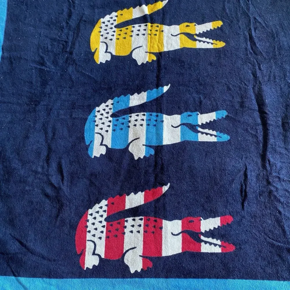 Lacoste 100% Cotton Beach Towel, 35.5